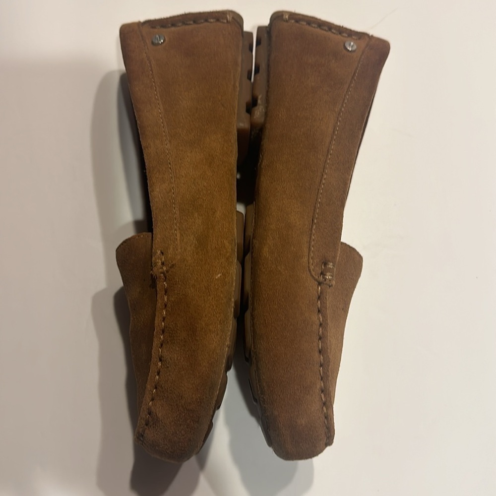 UGG  Milana II chestnut suede loafer flats drivers w grippy comfortable bottoms - Picture 5 of 9